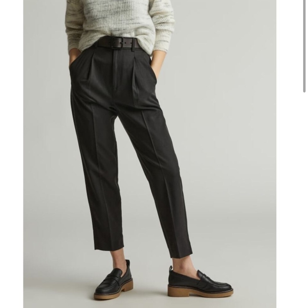 Everlane The Way High Tapered Pant in Black 10